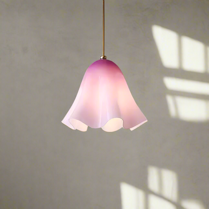 Aurelia Bloom Bellflower Glass Pendant Light