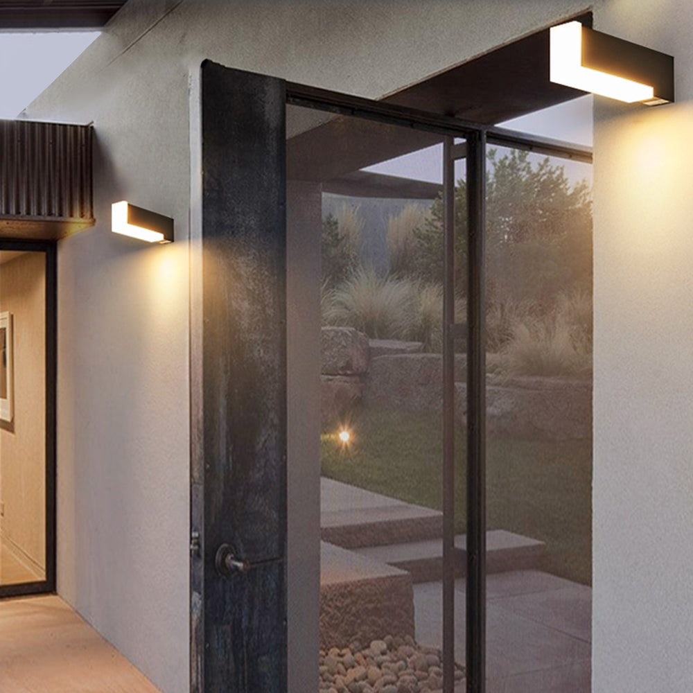 Modern Geometric Outdoor Wall Lamp