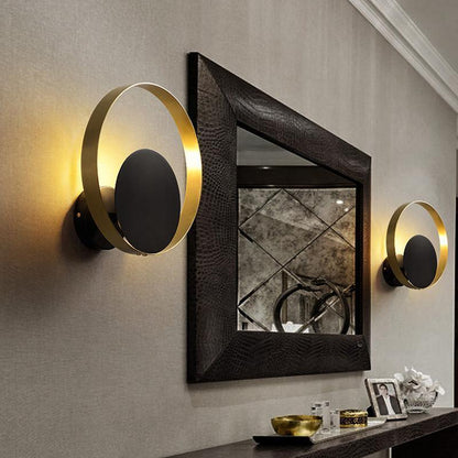 Eclipse Retro Circle Wall Lamp