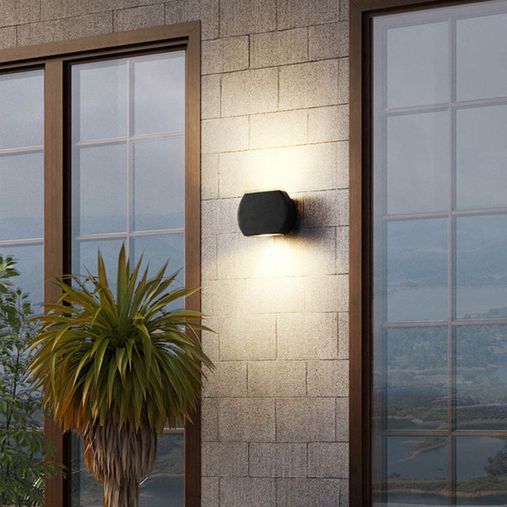 Lampe murale extérieure étanche IP65 géométrique minimaliste