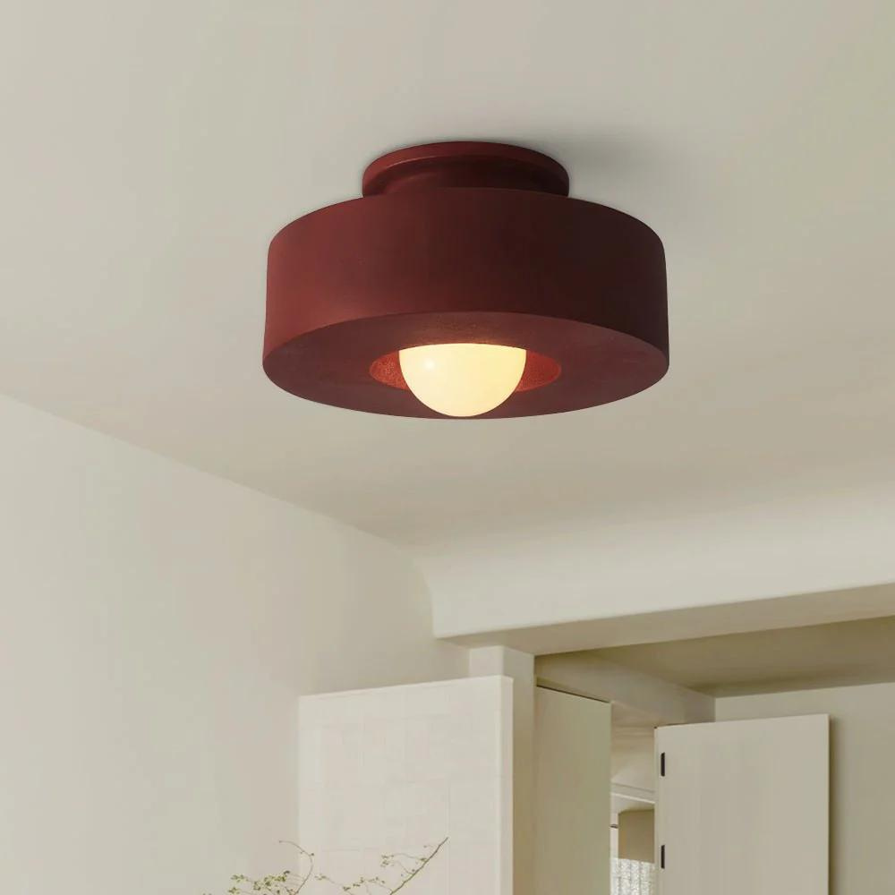 Lampada da soffitto a cerchio LED in stile nordico