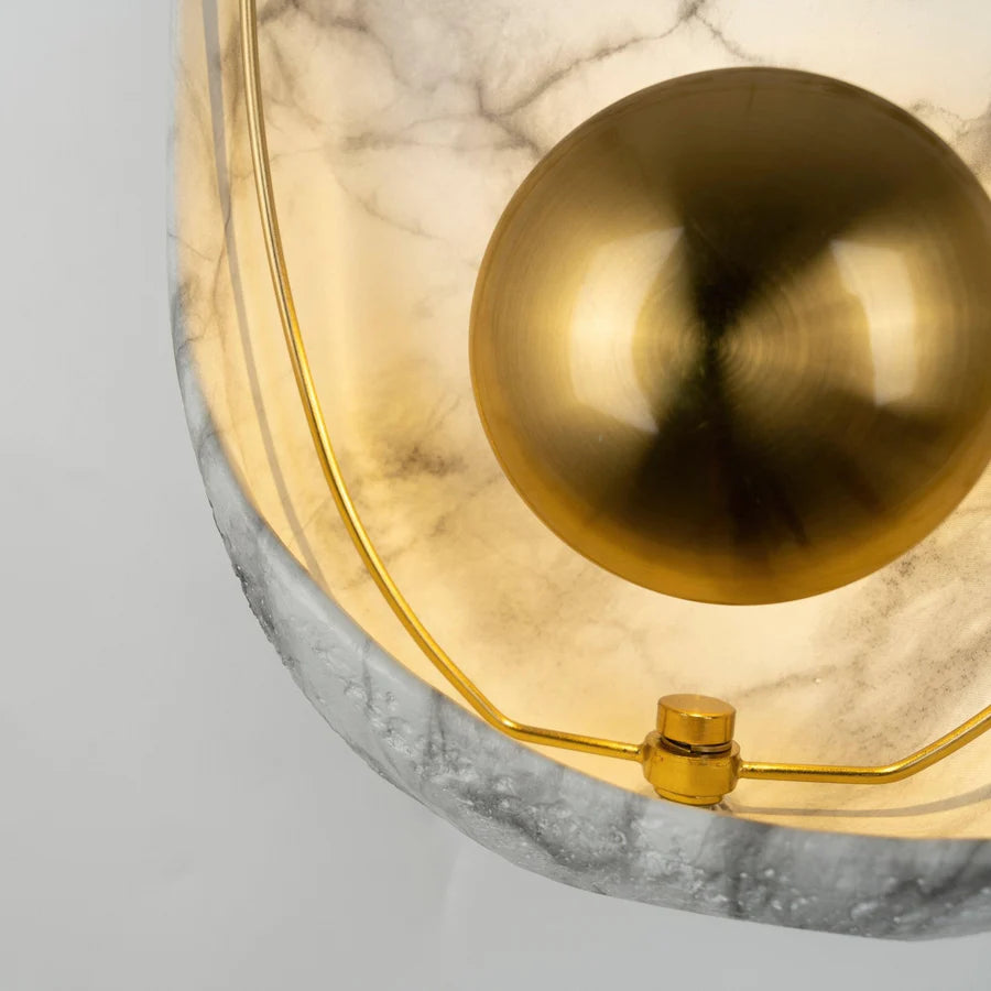 Artisan Shell Resin Wall Lamp