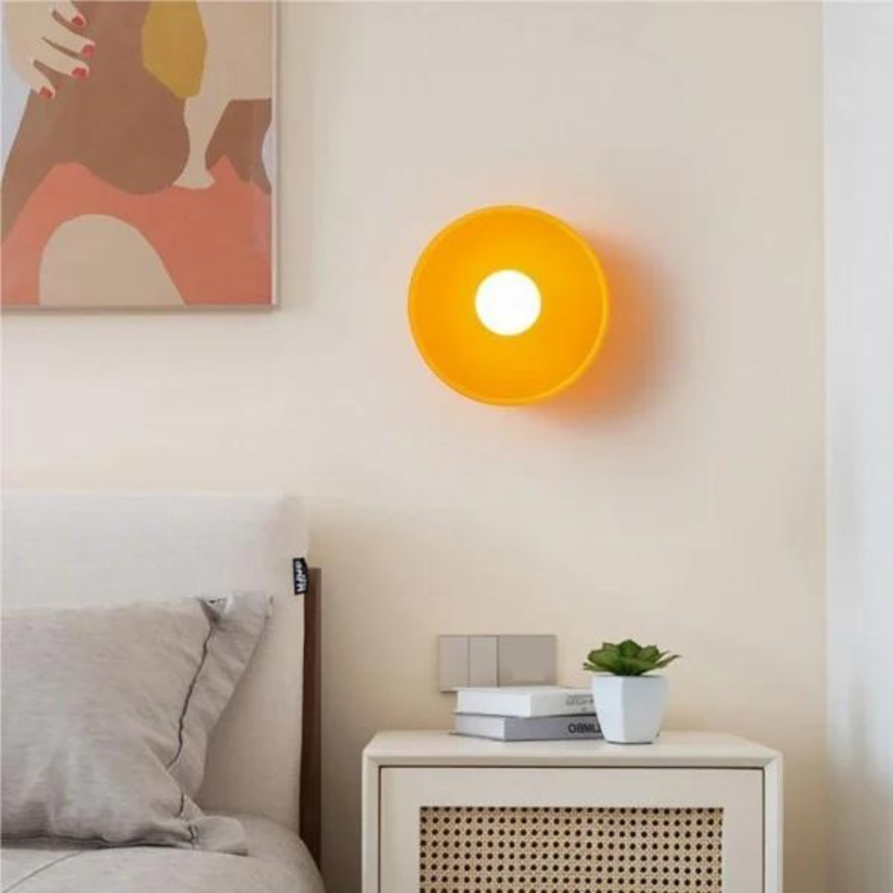 The Olive Disc Wall and Ceiling Lamp