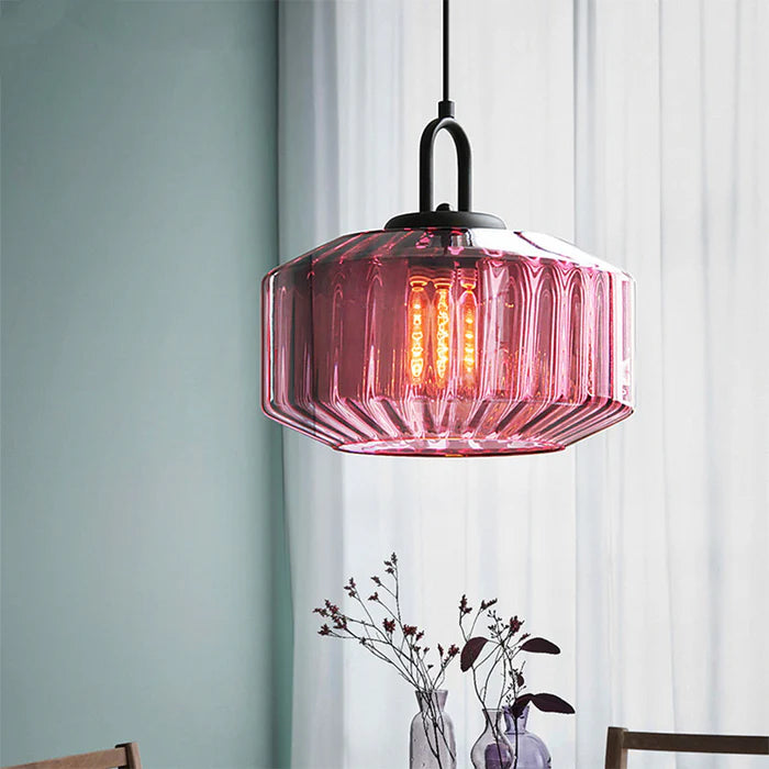 Retro Glass Nordic Loft Design Pendant Light