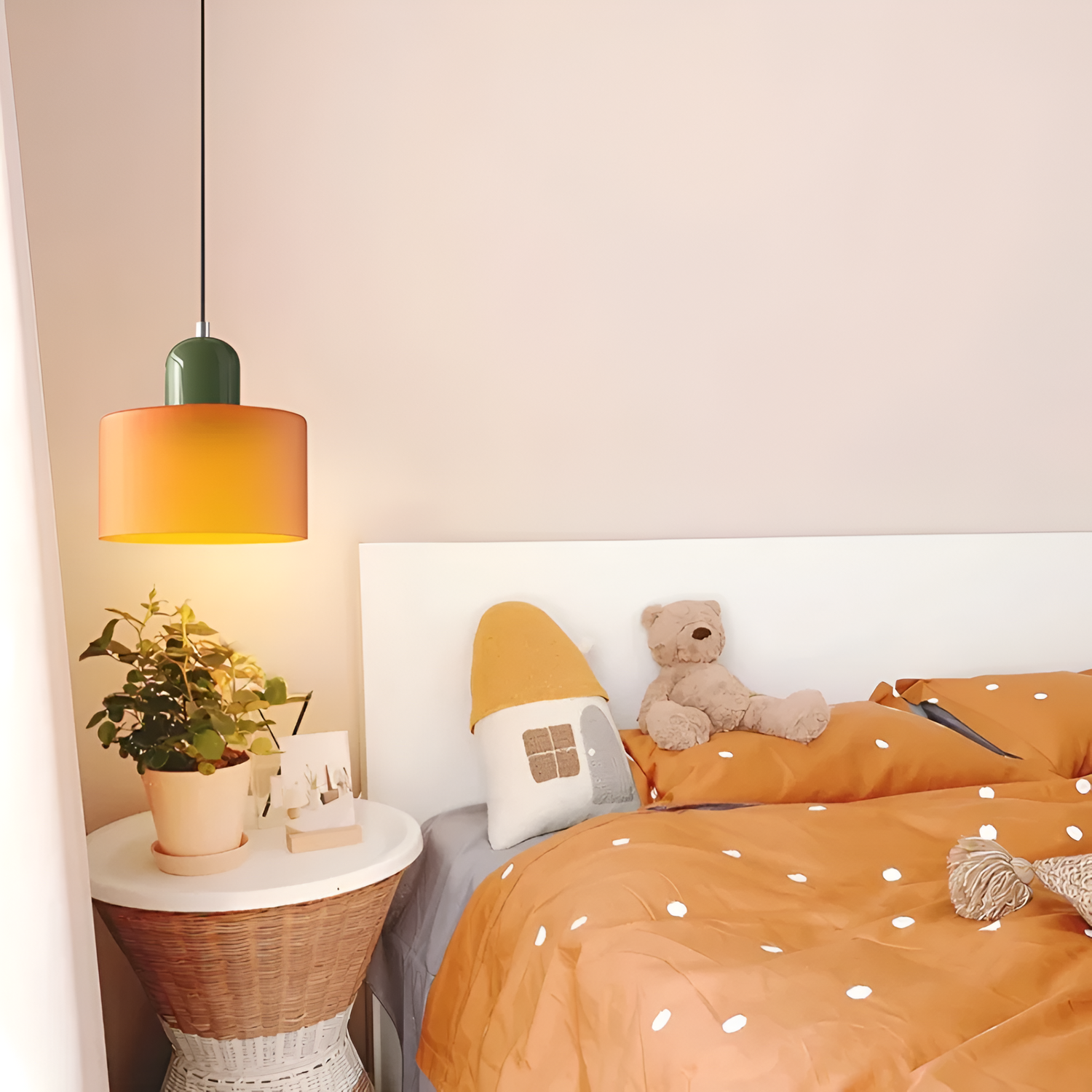 Nordic Glass Shade Pendant Light