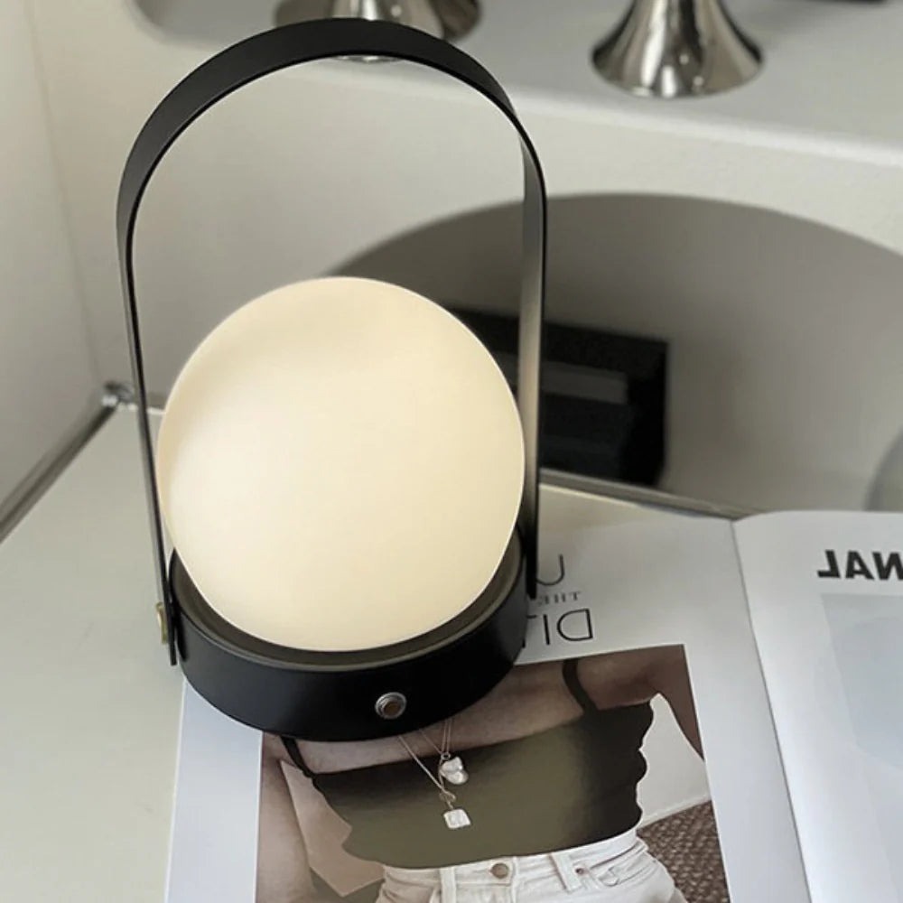 Carrie’s Lantern Wireless Modern Table Lamp