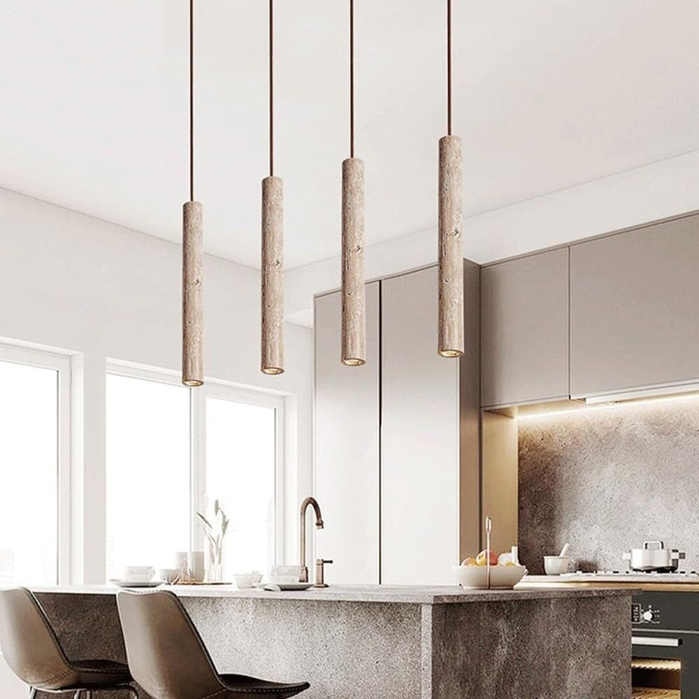 The Marbled Travertine Tube Light