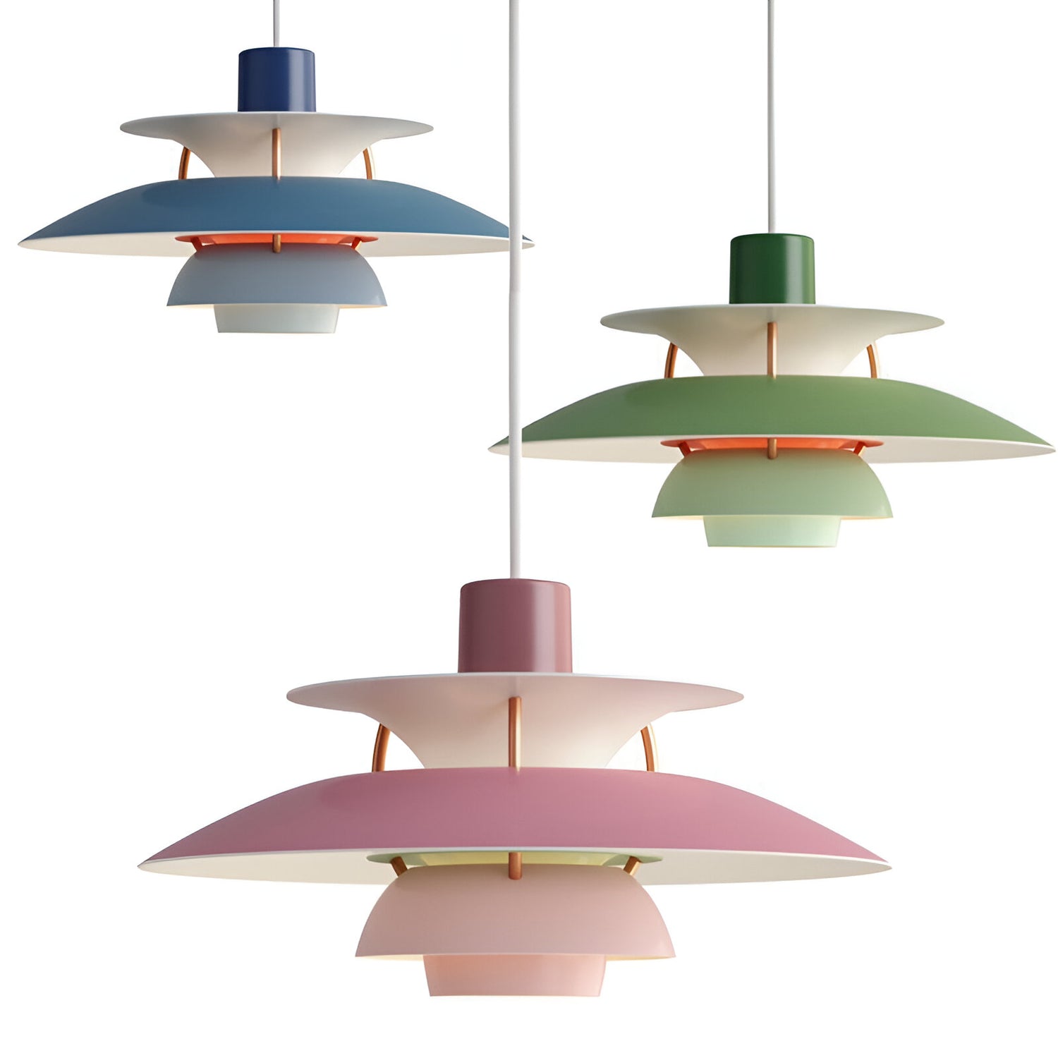 Nordic Modern Flying Layered Shade Pendant Lamp