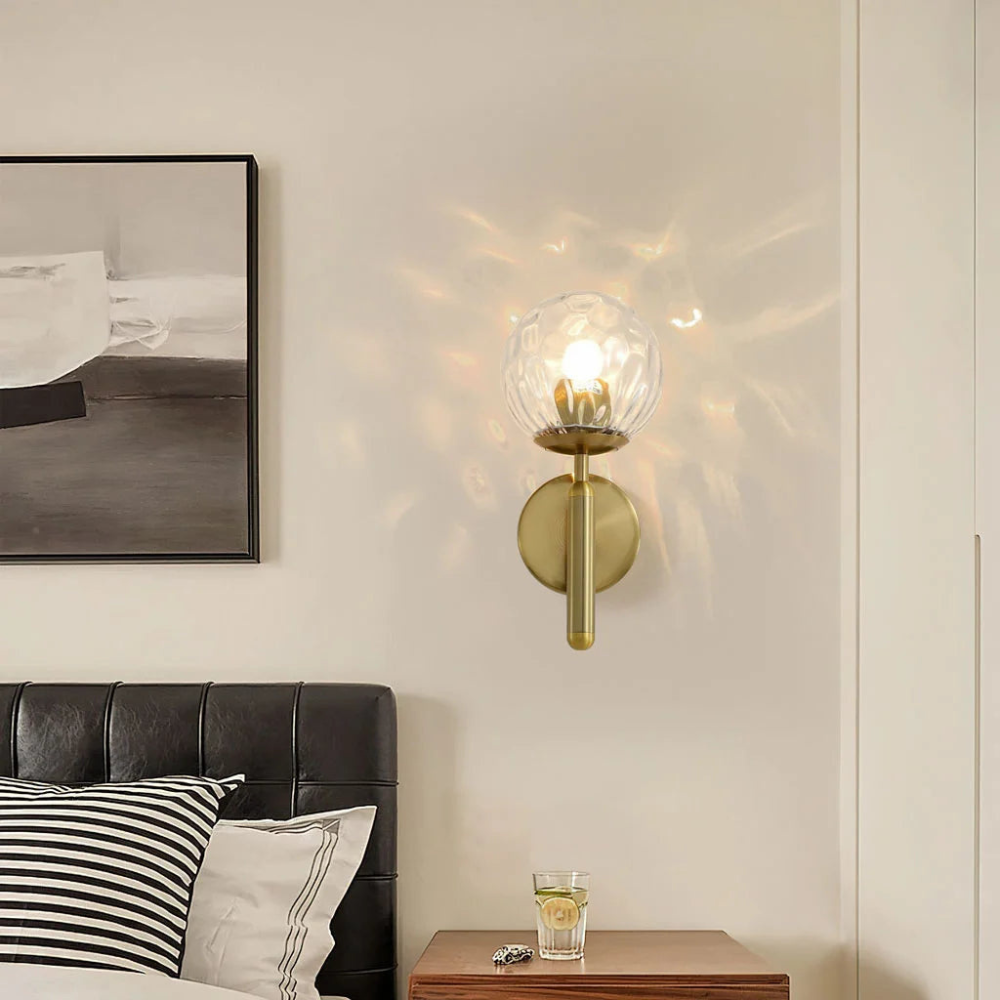 Minimalist Globe Mystical Radiance Wall Lamp