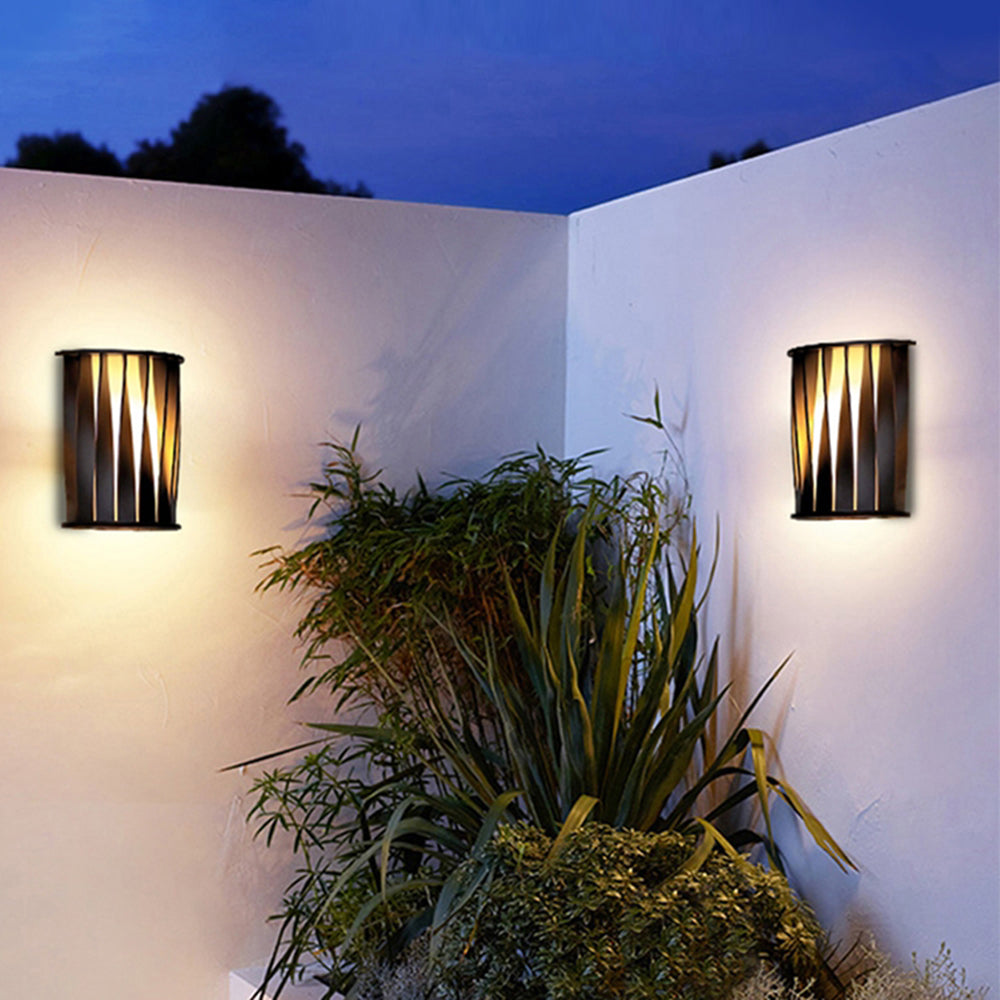 Semi-cylindrical Acrylic Outdoor Wall Lamp