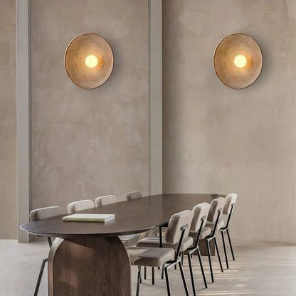 Nordic Ceramic Round LED Wall Lamp