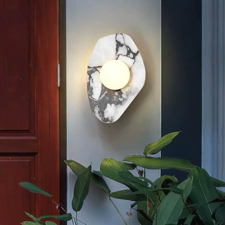Eterna Stone Nordic Modern Marble Wall Light