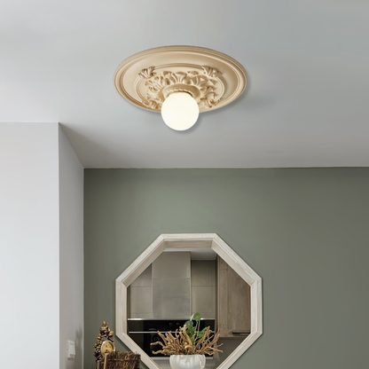 Lampada da soffitto Charm scolpita