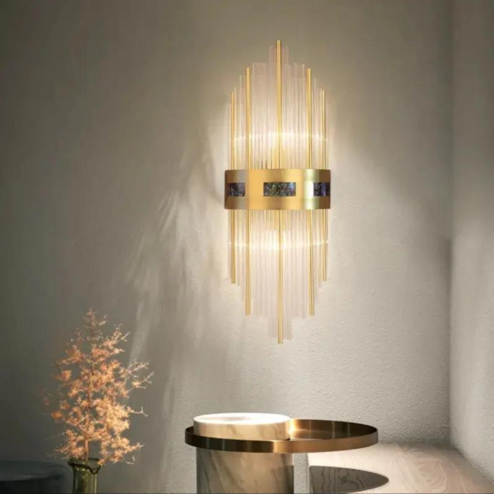 The Sparkling Crystal Wall Lamp