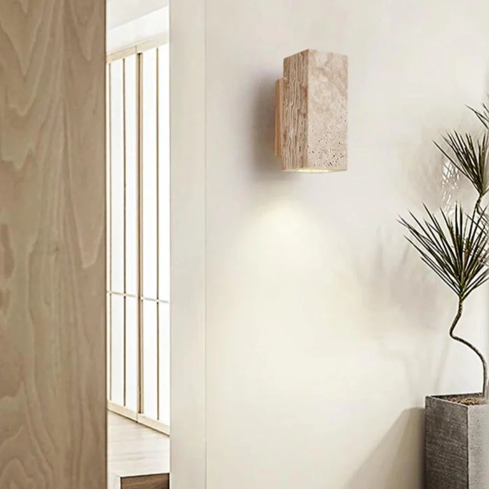 Wabi-Sabi Aura Wall Lamp - Japandi Minimalist Design