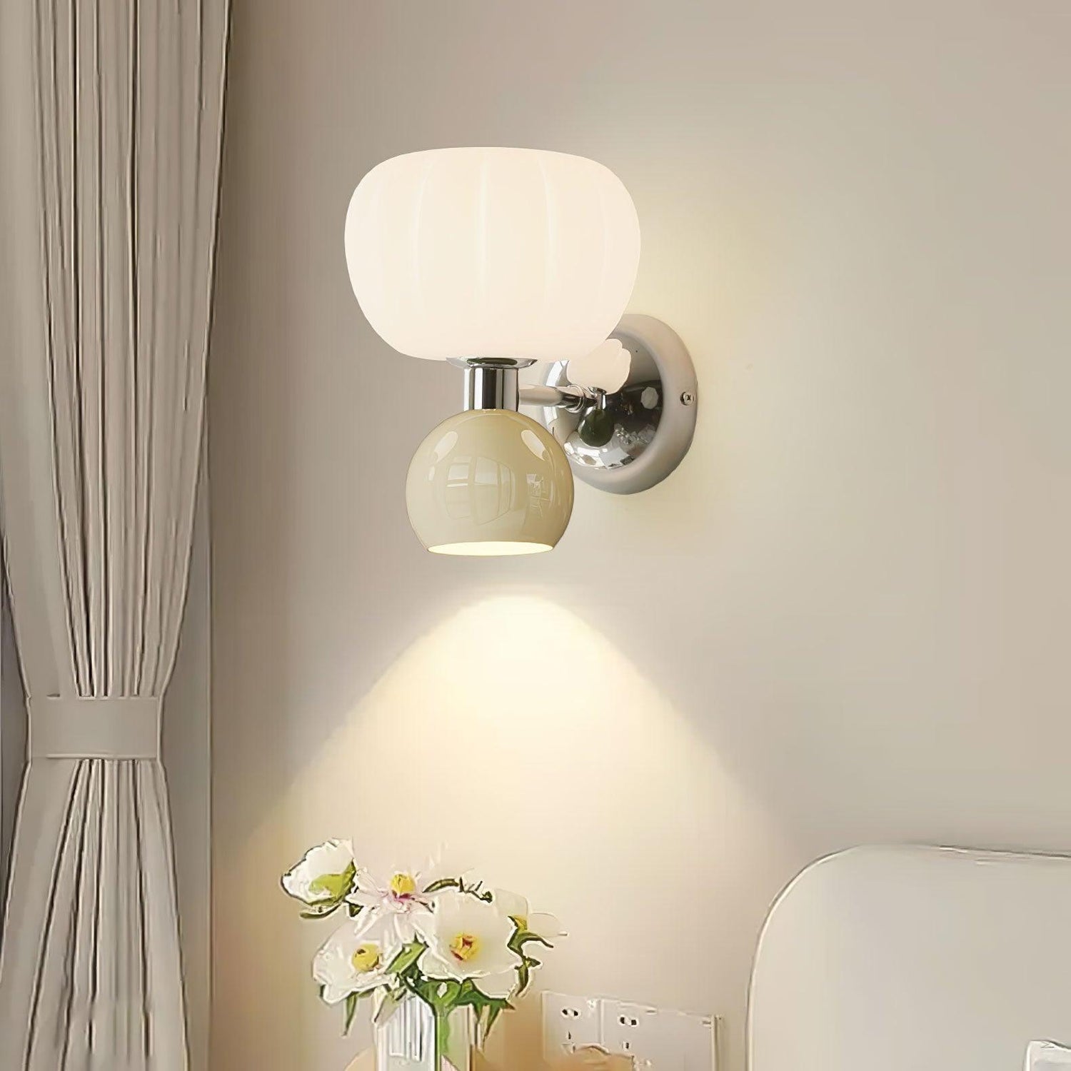 Moderno Crème Wandlamp