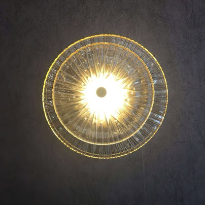 Round Crystal Wall Lamp