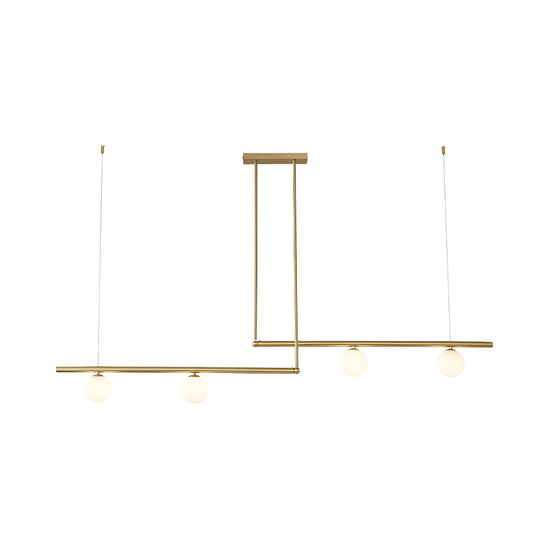 Nordic Glass Linear Luxury Pendant Light
