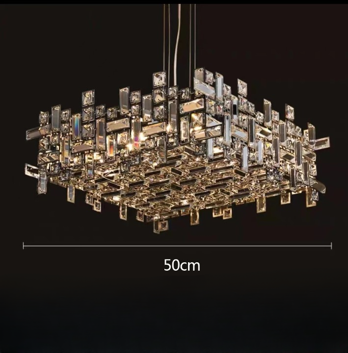 Chandelier en cristal LED de luxe