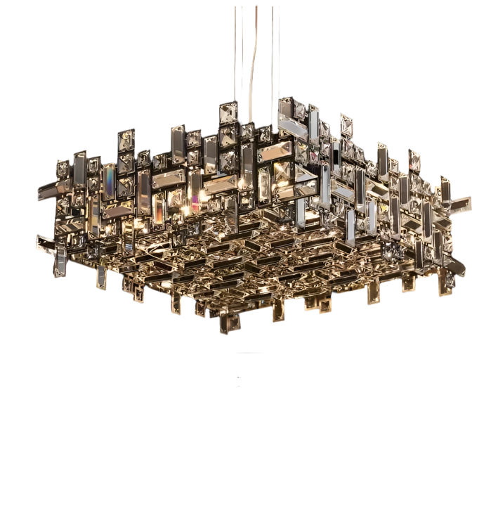 Chandelier en cristal LED de luxe