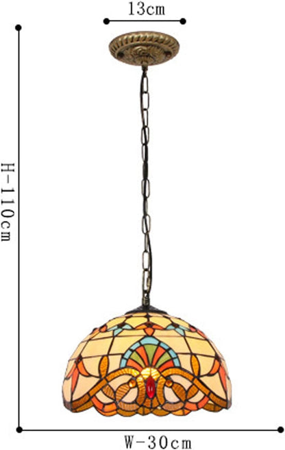 Aurelia Glow Retro Colour Glass Pendant Light