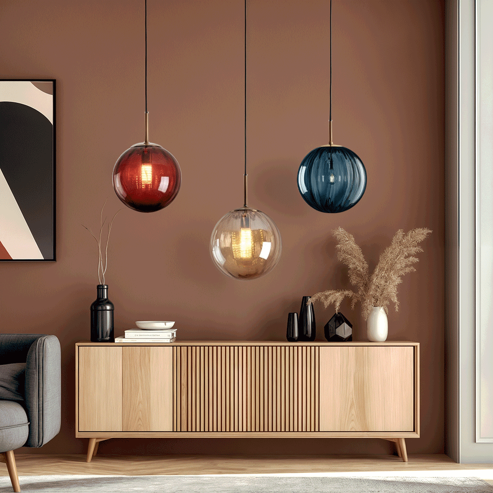 Tulise Celestial Bubble Glass Pendant Lamp