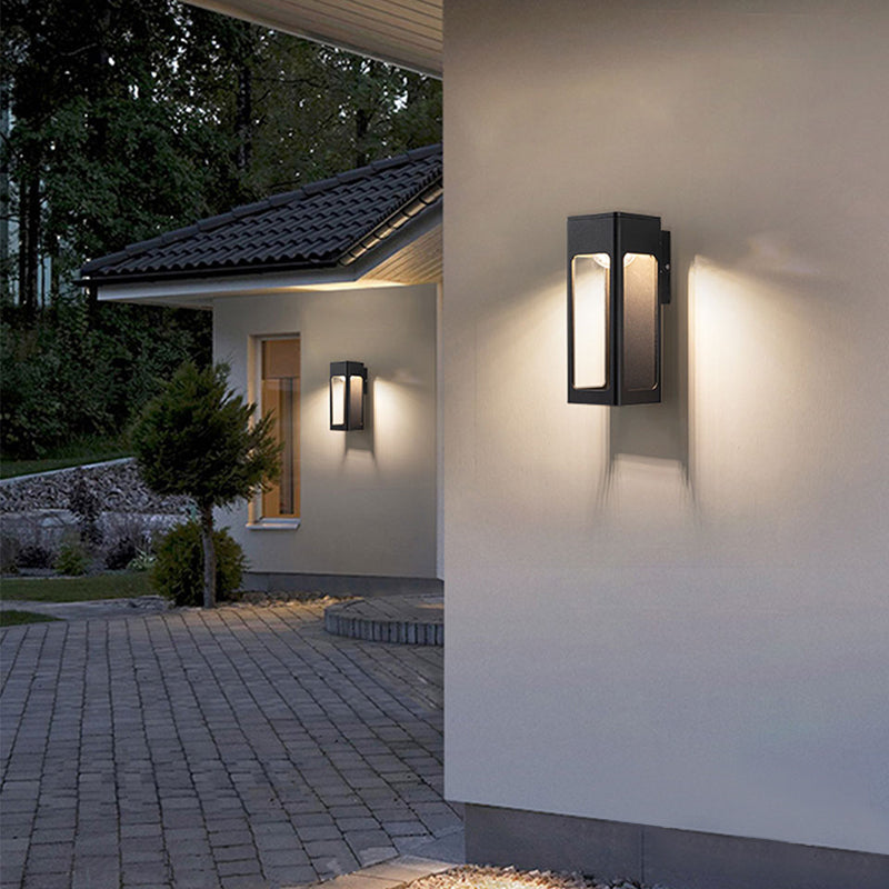 Modern Waterproof Minimalist Geometric Outdoor Wall Light