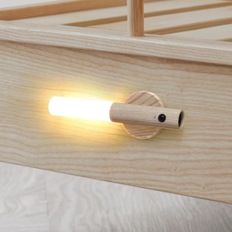 Magische Magnetische Holzlampe