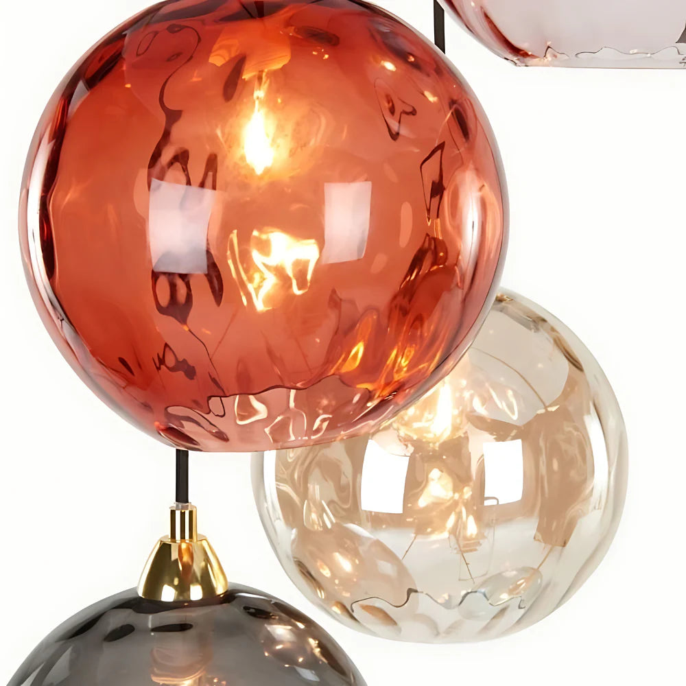 Modern LED Nordic Ceiling Glass Ball Pendant Lamp