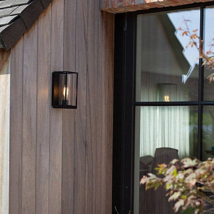 Modern Rectangular Black Wall IP65 Waterproof Outdoor lamp