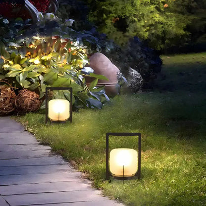 Sustainable Solar-Powered  IP65 Waterproof Outdoor Table Lamp