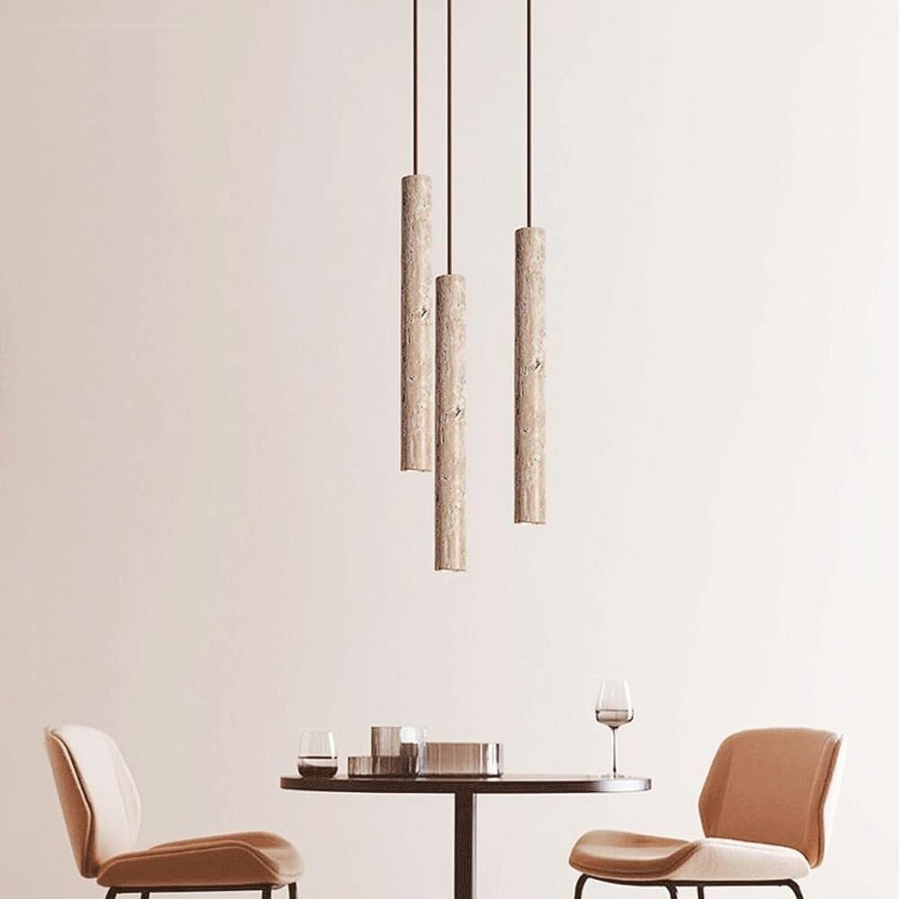 The Marbled Travertine Tube Light