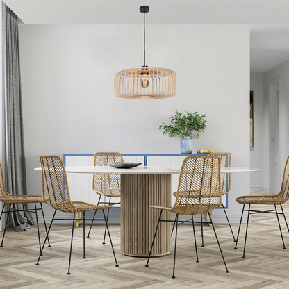 The Solar Illusion Bamboo Pendant Lamp