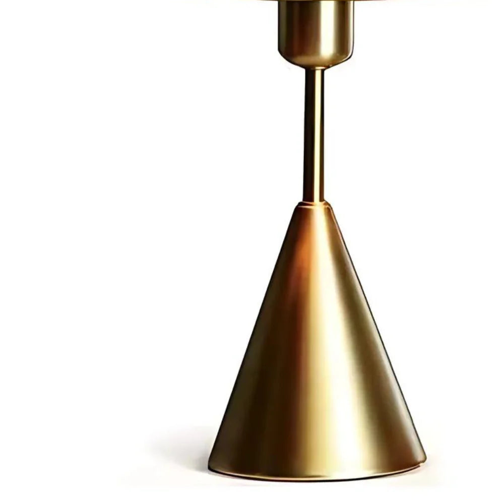 Golden Mushroom Delight Table Lamp