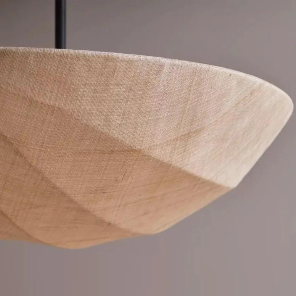 The Wabi-Sabi Canvas Ceiling Lamp