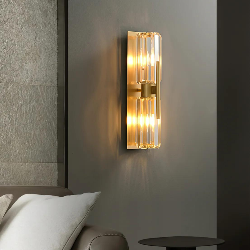 The Bambini Wall Lamp - Metal &amp; Crystal