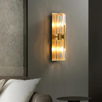 The Bambini Wall Lamp - Metal &amp; Crystal