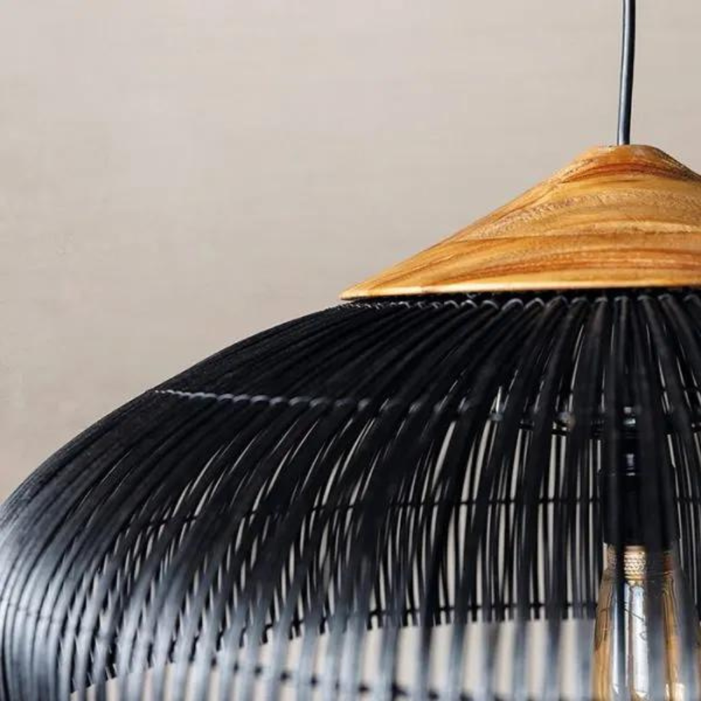 Bohemian Rattan Pendant Light