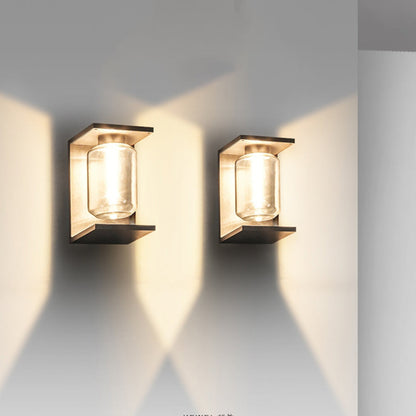 Modern Outdoor Lantern Wall Lamp