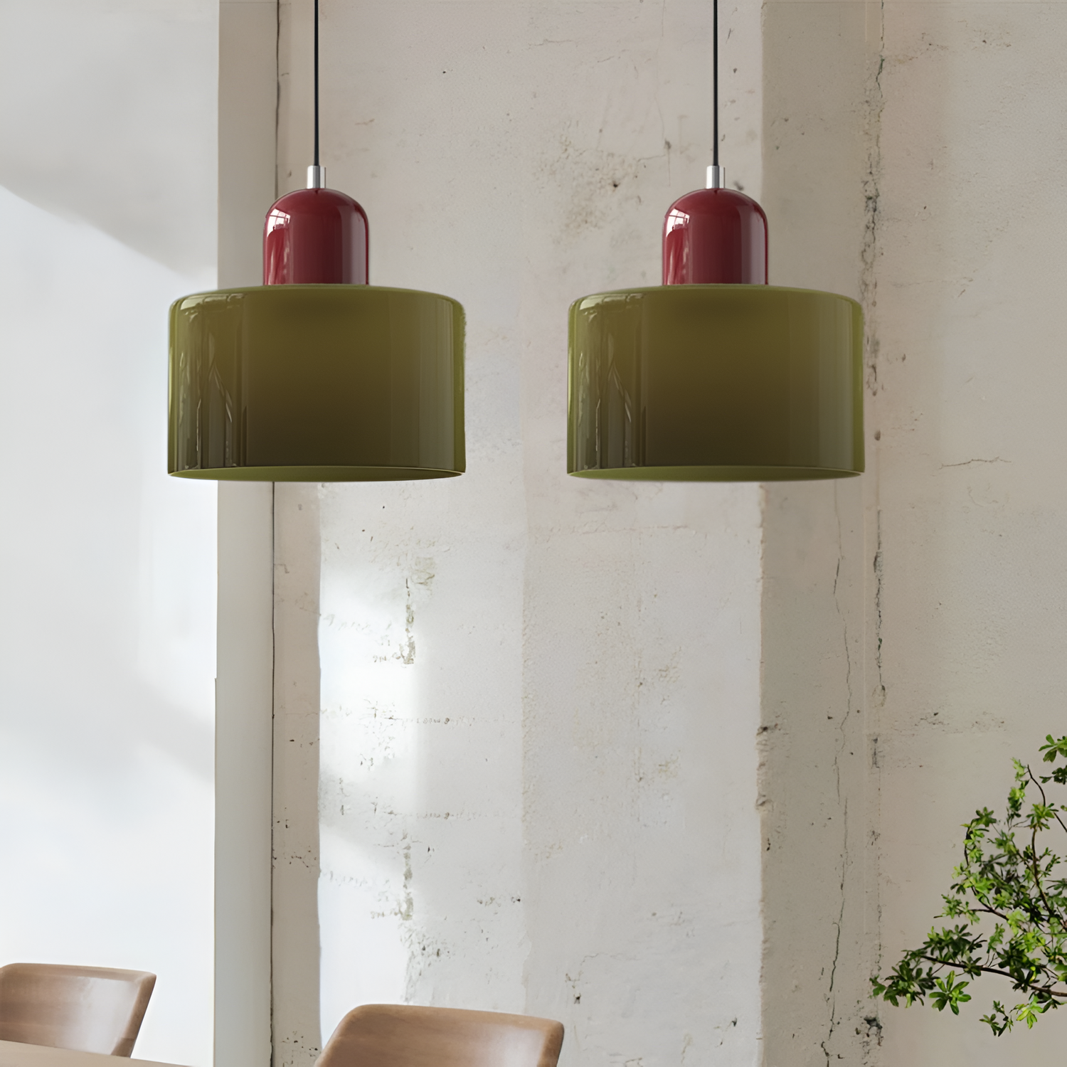 Nordic Glass Shade Pendant Light