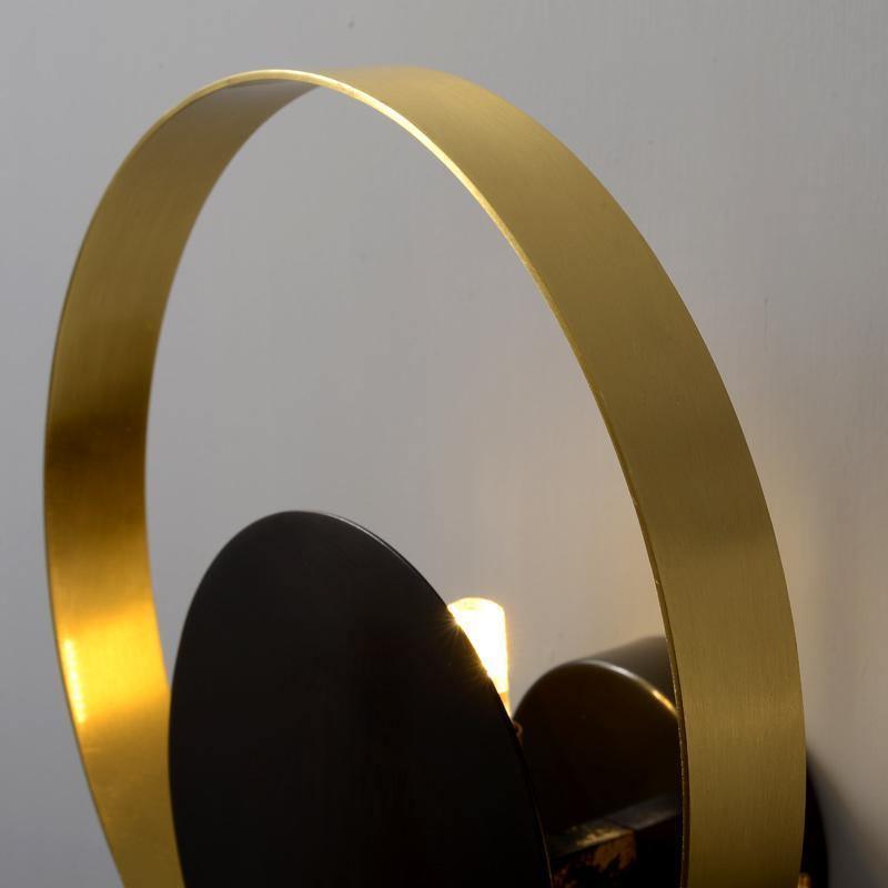 Eclipse Retro Circle Wall Lamp