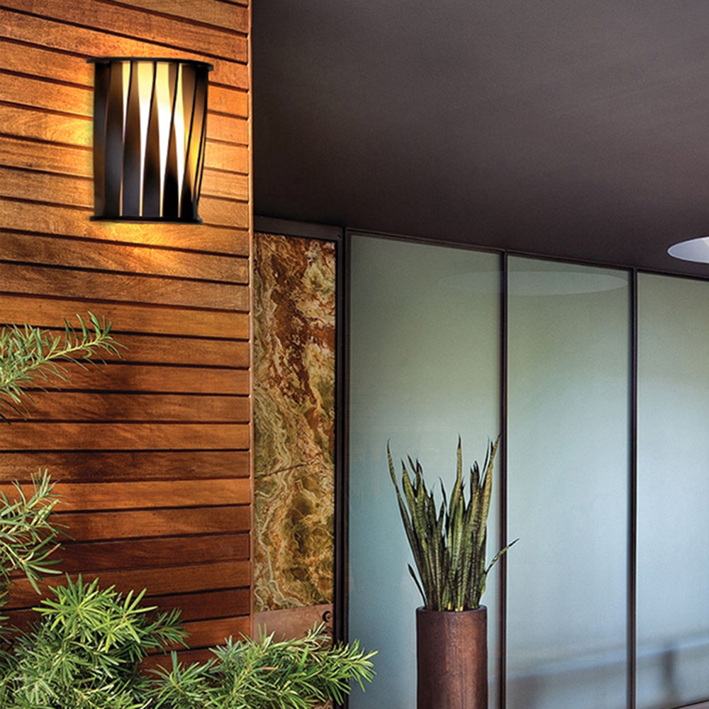 Semi-cylindrical Acrylic Outdoor Wall Lamp