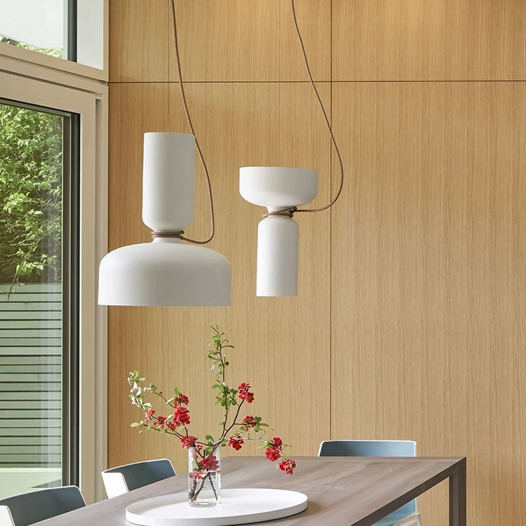 Minimalist Iron Hanging Fixture LED Modern Pendant Light