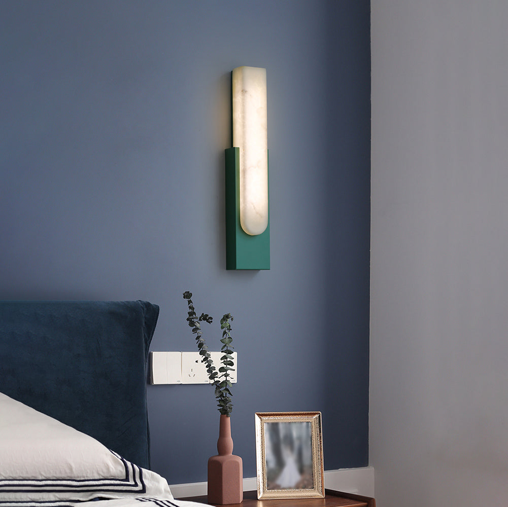 Agatha Artificial Alabaster LED Wall Lamp