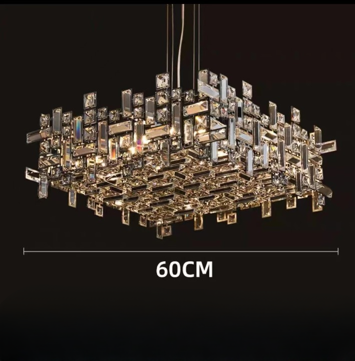 Chandelier en cristal LED de luxe