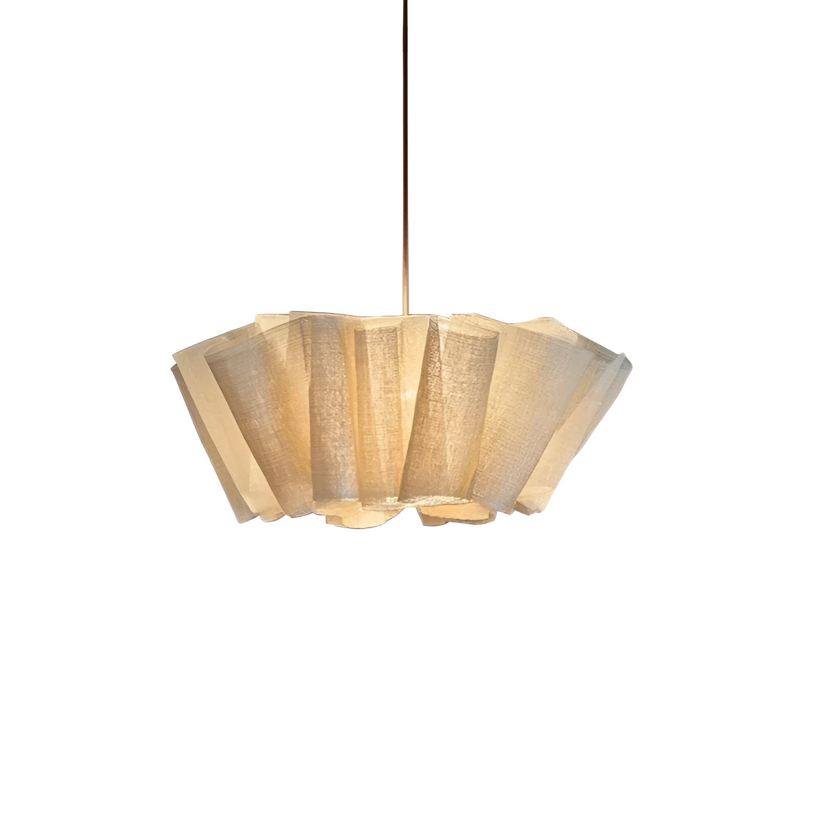 Nordic Creamy Fabric Shade Ainara Pendant Light