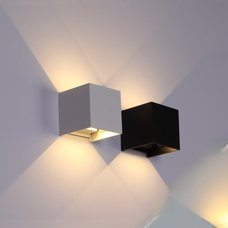 Modern Adjustable Square LED Wall Lamp