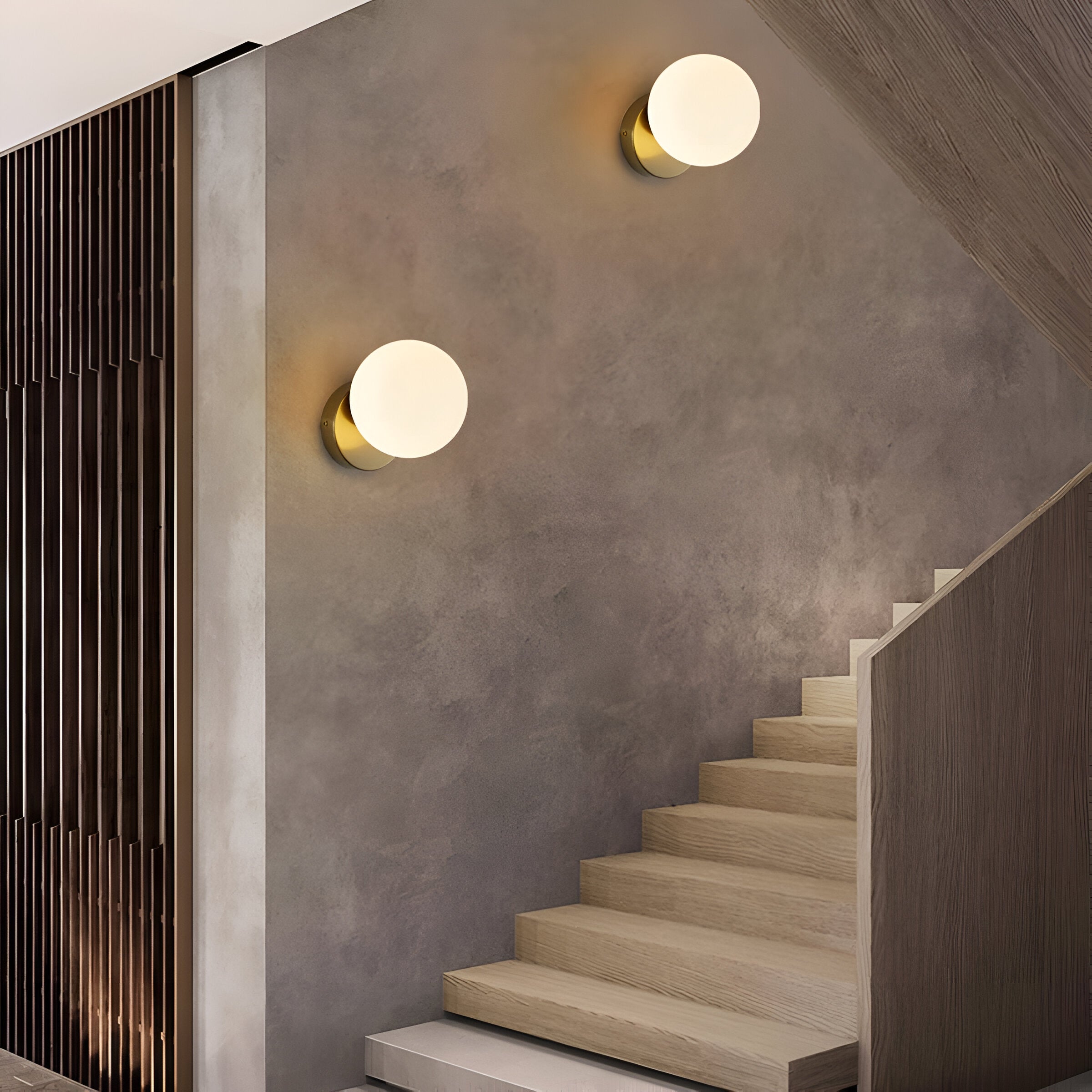 Arianne Nordic Glass Shade Wall Light