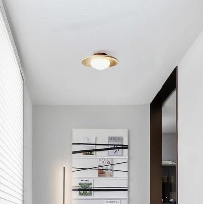 Lampada da soffitto in travertino minimalista nordico naturale