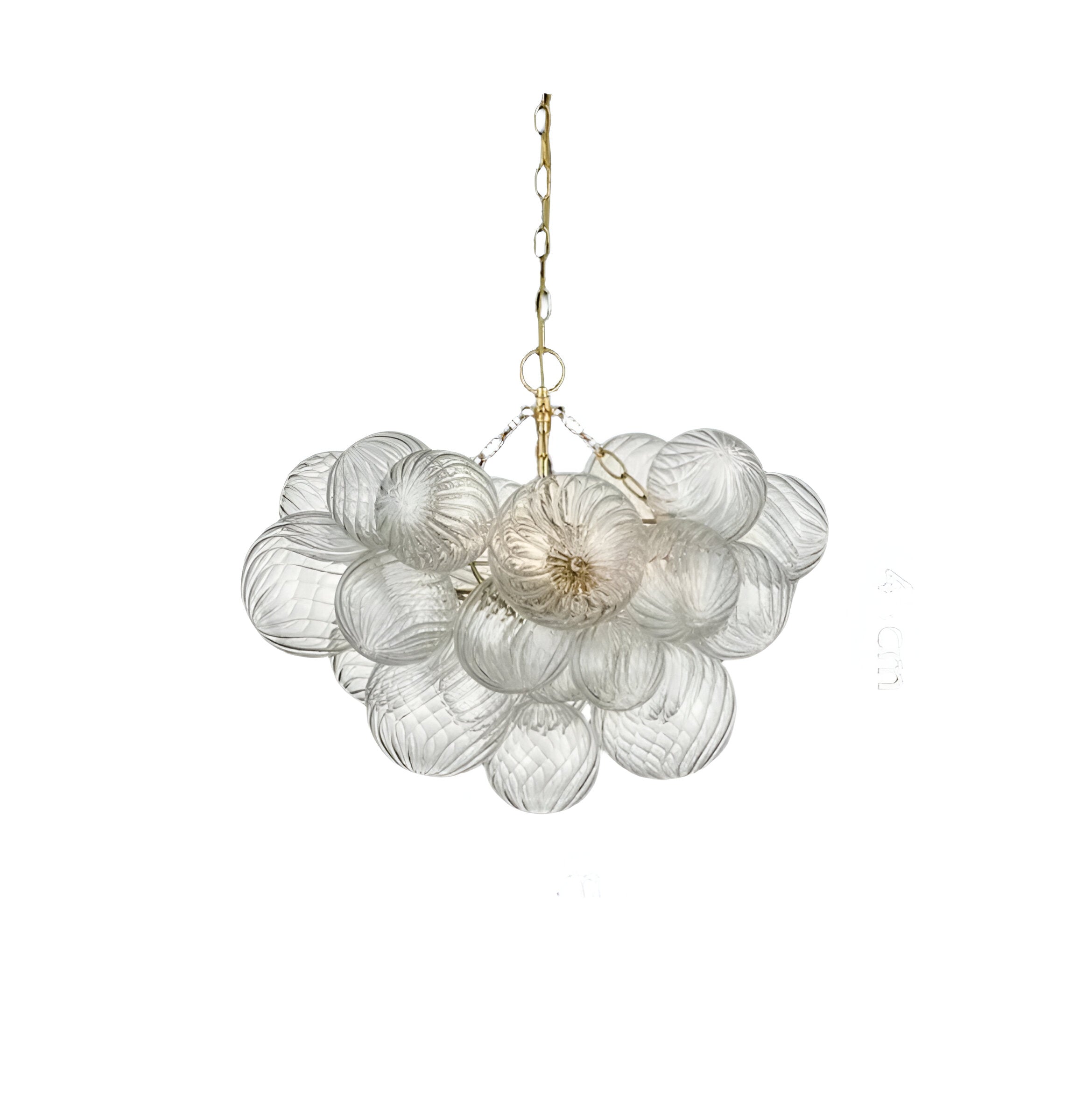 Cluster Ribbed Bubble Chandelier